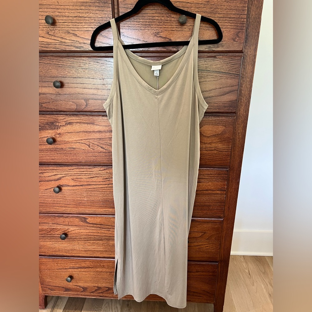 A New Day Tan Slip Dress